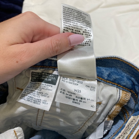 Levis 501 jean shorts - Picture 3 of 4